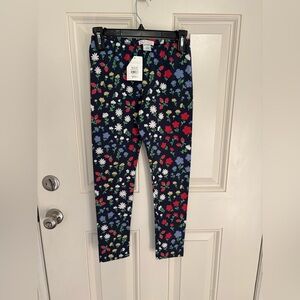 The Beaufort Bonnet Company Mitzy Sue Slacks in Berry Vintage Blooms Size 10 NWT